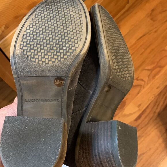 Lucky Brand Size 6 gray suede Rayla over the knee riding boot. - Picture 14 of 14